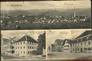 Postkarte Carte Postale 40487235 Oberguenzburg Brauerei Oberguenzburg Marktplatz x 1914 Oberguenz...