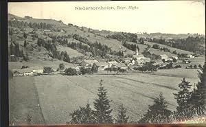 Postkarte Carte Postale 40492291 Niedersonthofen Niedersonthofen ungelaufen ca. 1910 Waltenhofen