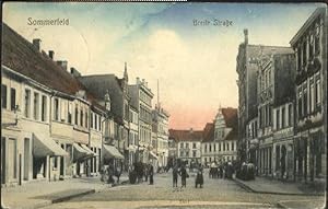 Postkarte Carte Postale 40490611 Sommerfeld Lubsko Breitestrasse x 1910 Sommerfeld Lubsko
