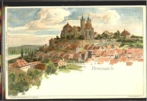 Postkarte Carte Postale 40504606 Breisach Rhein Breisach signiert Biese ungelaufen ca. 1900 Breis...