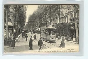 Postkarte Carte Postale 10586060 Nice Alpes Maritimes Nice Avenue de la Gare Nice