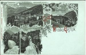 Postkarte Carte Postale 40598647 Bad Gastein Bad Gastein Wildbad ungelaufen ca. 1900 Bad Gastein