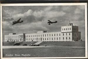 Postkarte Carte Postale 40617711 Flughafen Airport Aeroporto Flughafen Dresden Feldpost x 1942 Flug