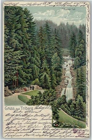 Postkarte Carte Postale 40732306 Triberg Triberg Wasserfall x Triberg im Schwarzwald