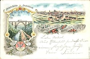 Postkarte Carte Postale 41526598 Elberfeld Wuppertal Kaiser Wilhelm-Bruecke Muengsten Panorama Wu...