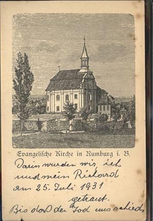 Postkarte Carte Postale 40789432 Rumburg Tschechien Kirche * Rumburg Tschechien