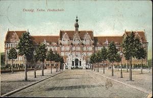 Postkarte Carte Postale 10814852 Danzig Westpreussen Danzig Technische Hochschule x Danzig