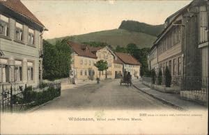 Postkarte Carte Postale 40869590 Wildemann Wildemann Hotel zum Wilden Mann * Wildemann Harz