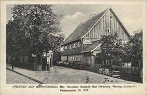 Postkarte Carte Postale 40869642 Bad Harzburg Bad Harzburg Gasthof Kammerkrug Herzog Juliusstrass...