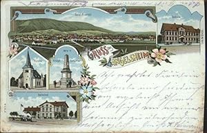 Postkarte Carte Postale 40894128 Langelsheim Langelsheim Kirche Krieger Denkmal Bahnhof Schule x ...