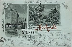 Postkarte Carte Postale 40899987 Salzbrunn Aussichtsturm Hochwald Beelitz