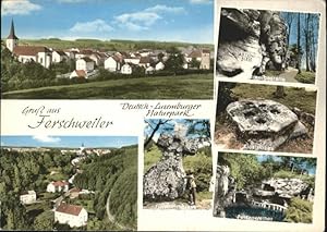 Postkarte Carte Postale 40926931 Ferschweiler Ferschweiler Fraubittenkreuz Felsenweiher Kiesgraeb...