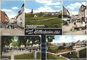 Postkarte Carte Postale 40926909 Hillesheim Eifel Hillesheim Eifel Krammarkt Sportpark Schule Vie...