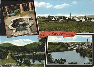 Postkarte Carte Postale 40927262 Darscheid Daun Darscheid Daun Sauerbrunnen Gemuendener Maar Ulme...