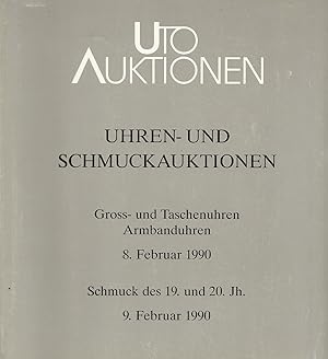 UHREN- UND SCHMUCKAUKTIONEN. Gross- und Taschennhren Armbandduhren. 8 Februar 1990