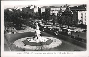 Bild des Verkufers fr Postkarte Carte Postale 11037877 Lisboa Monumento Mortos Grande Guerra Lisboa zum Verkauf von Versandhandel Boeger