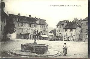 Image du vendeur pour Postkarte Carte Postale 11047027 Saint-Hippolyte Doubs Hotel de la Coupe d'Or Saint-Hippolyte mis en vente par Versandhandel Boeger