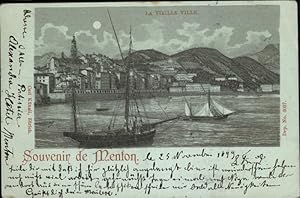 Postkarte Carte Postale 11092288 Menton Alpes Maritimes Vieille Ville Menton