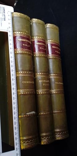 The Plays of William Shakespeare. Illustrated. Complete Set in 3 Volumes