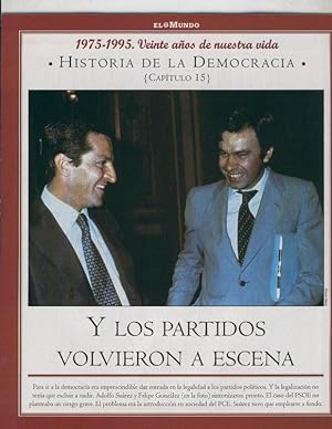 Bild des Verkufers fr Historia de la Democracia 1975-1995: fasciculo numero 15: Y los partidos volvieron a escena zum Verkauf von EL BOLETIN