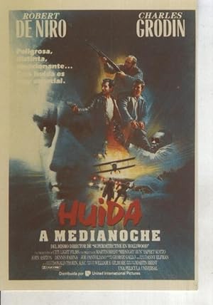 Seller image for Foto cine 583: Huida a medianoche (Robert de Niro) for sale by EL BOLETIN
