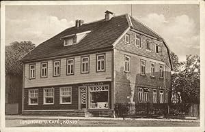 Postkarte Carte Postale 41241574 Clausthal-Zellerfeld Cafe Koenig Clausthal-Zellerfeld