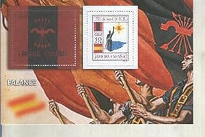 La Guerra Civil Española en sellos de correos: Juego 2 sellos: Falange