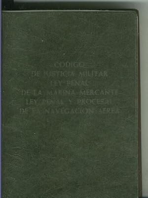 Seller image for Codigo de Justicia Militar y Leyes penales de la Marina Mercante for sale by El Boletin