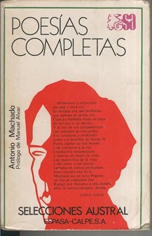 Imagen del vendedor de Poesias completas a la venta por El Boletin