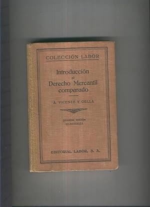 Seller image for Introduccion al Derecho Mercantil comparado for sale by El Boletin