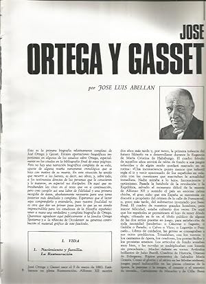 Seller image for FASCICULO 088: ORTEGA Y GASSET for sale by EL BOLETIN