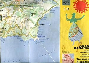 Imagen del vendedor de Mapa turistico Firestone Hispania E-51 para Gran Canaria, escala 1:150.000 con plano de Las Palmas a la venta por EL BOLETIN