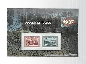 Imagen del vendedor de La Guerra Civil Espaola en sellos de correos: Juego 2 sellos 1937: Alcazar de Toledo a la venta por EL BOLETIN