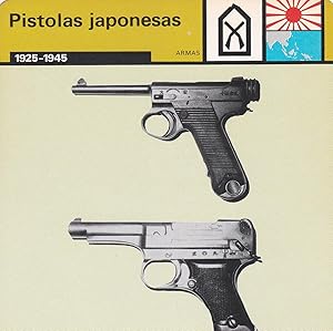 Imagen del vendedor de FICHA ARMAS: PISTOLAS JAPONESAS. 1925-1945 a la venta por EL BOLETIN