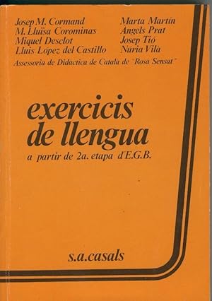 Seller image for Exercicis de llengua for sale by El Boletin