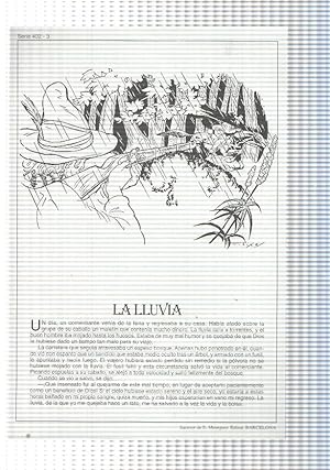 Bild des Verkufers fr Laminas serie Rosa-cuentos de Juan C. Schmid numero 03: La lluvia zum Verkauf von El Boletin