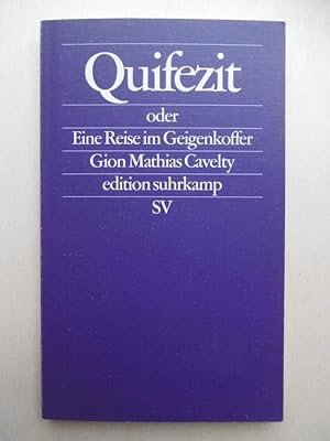 Seller image for Quifezit oder Eine Reise im Geigenkoffer. for sale by Antiquariat Steinwedel