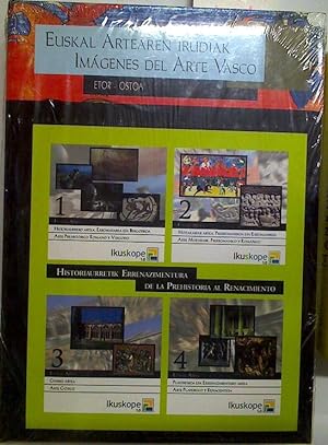 Bild des Verkufers fr Imagenes el arte vasco Euskal Artearen Irudiak 4 CD en estuche con cuadernillo zum Verkauf von Almacen de los Libros Olvidados