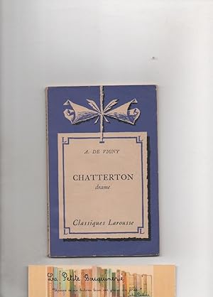 Imagen del vendedor de Chatterton a la venta por La Petite Bouquinerie