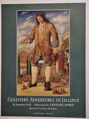 Bild des Verkufers fr Poster for GULLIVER'S TRAVELS IN LILLIPUT zum Verkauf von Dale Steffey Books, ABAA, ILAB