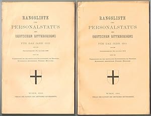 Rangsliste und Personalstatus des Deutschen Ritterordens für das Jahr 1910 [bis] 1914.