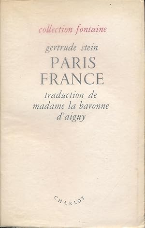 Image du vendeur pour Paris-France mis en vente par LIBRAIRIE GIL-ARTGIL SARL