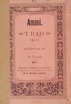 Trio, pour Violon, Alto et Violoncelle (String Trio), Op.15, Partition (Miniature Score)
