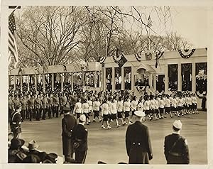 An original press photo of the 20 January 1941 Inaugural Parade for Franklin Delano Roosevelts u...