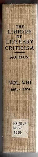 Immagine del venditore per The Library of Literary Criticism of English and American Authors Volume VIII 1891 - 1904 venduto da The Sun Also Rises