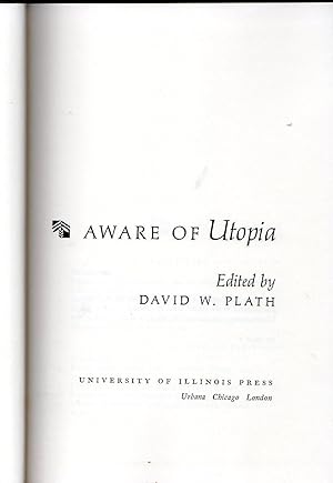 Seller image for Aware of Utopia. for sale by The Sun Also Rises