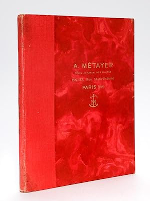 Manufacture d'Article de Marine. Fournitures Générales pour la Navigation. A. Métayer. Articles s...
