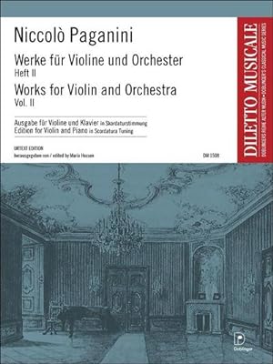 Image du vendeur pour Werke fr Violine und Orchester, Violine u. Klavier (Skordaturstimmung). H.2 mis en vente par AHA-BUCH GmbH