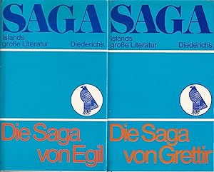 Imagen del vendedor de Saga. Islands groe Literatur. Zwei Bnde (komplett). a la venta por Antiquariat Immanuel, Einzelhandel