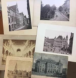 Sammlung von 20 großformatigen Photographien von Bremen aus den Jahren 1890-1920, wohl aus versch...